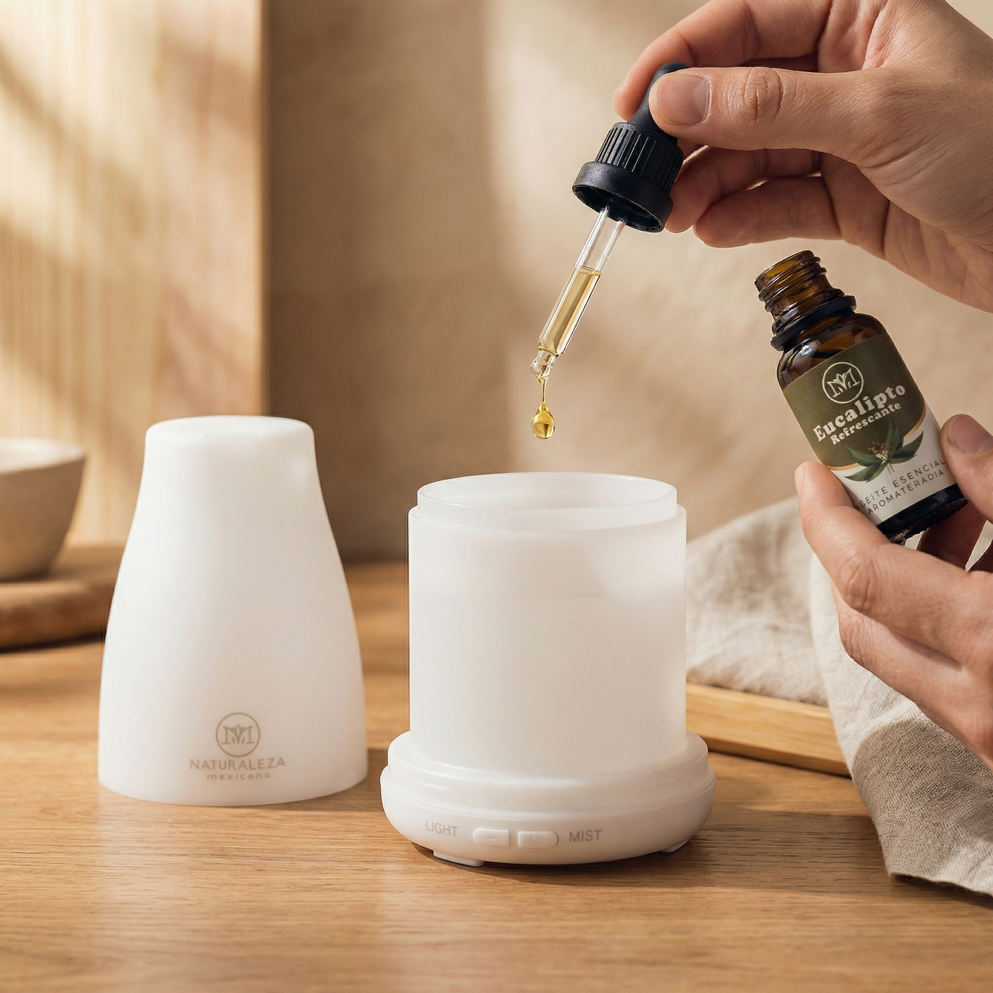 Difusor de Aromaterapia 100 ml | Ambiente relajante